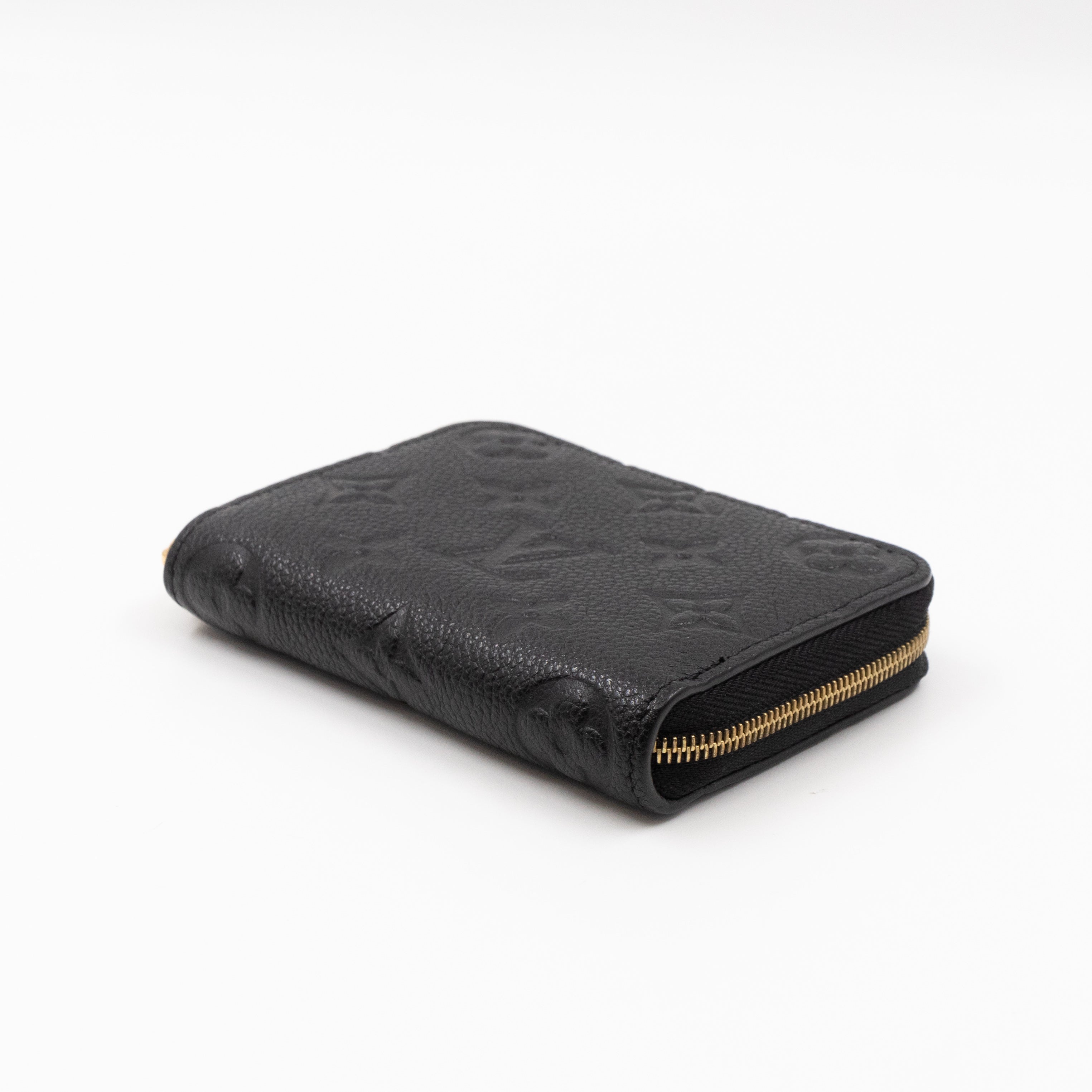Zippy Coin Purse Black Monogram Empreinte