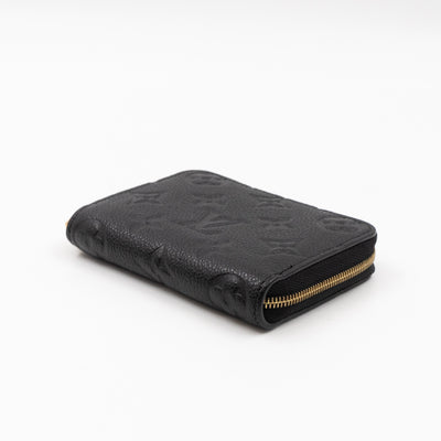 Zippy Coin Purse Black Monogram Empreinte