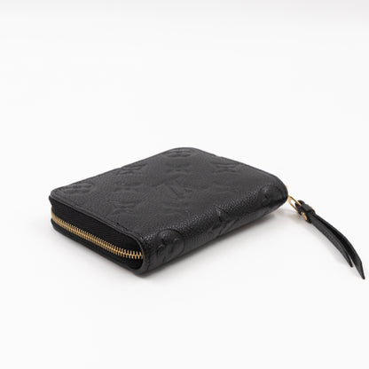 Zippy Coin Purse Black Monogram Empreinte