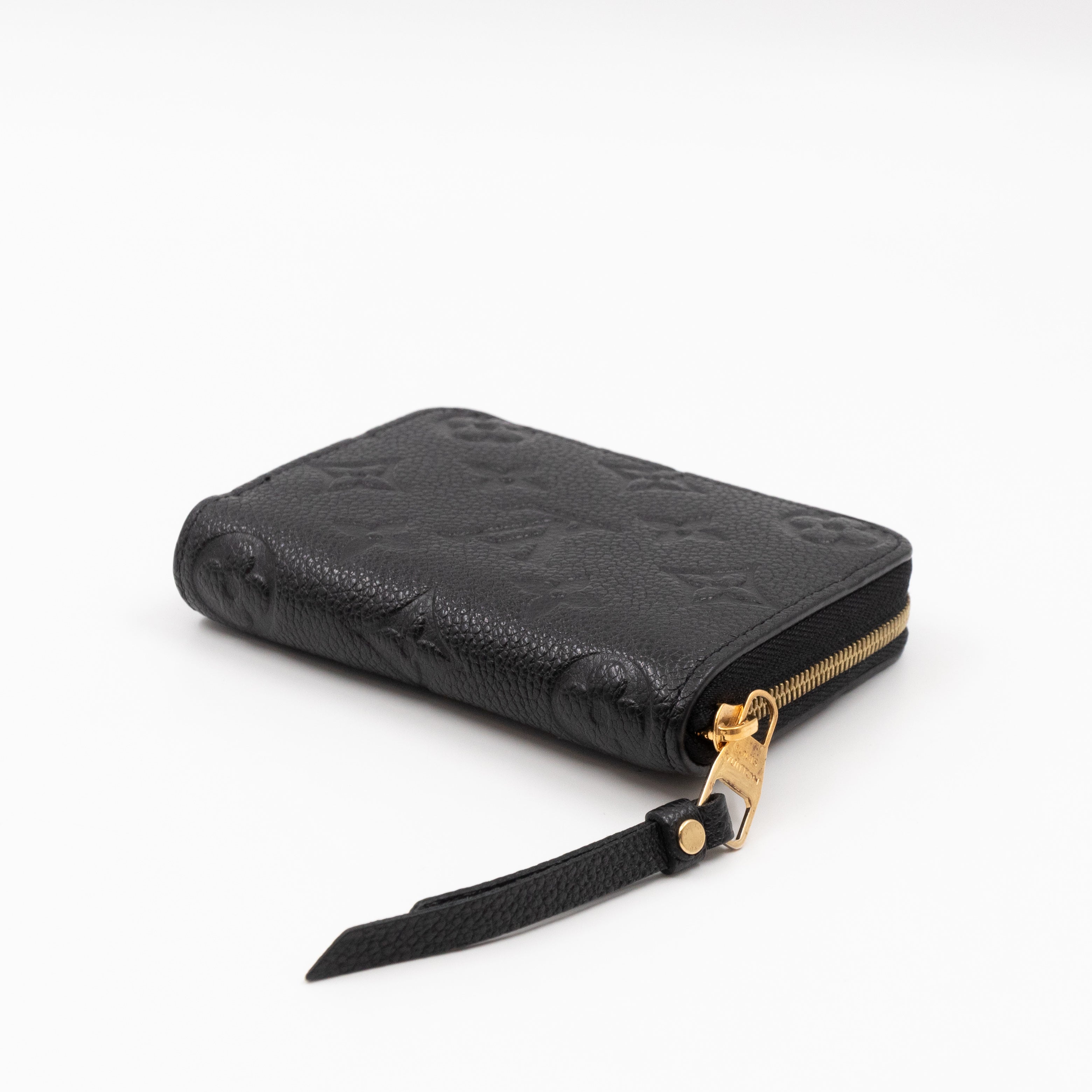 Zippy Coin Purse Black Monogram Empreinte