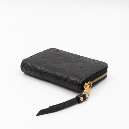 Zippy Coin Purse Black Monogram Empreinte