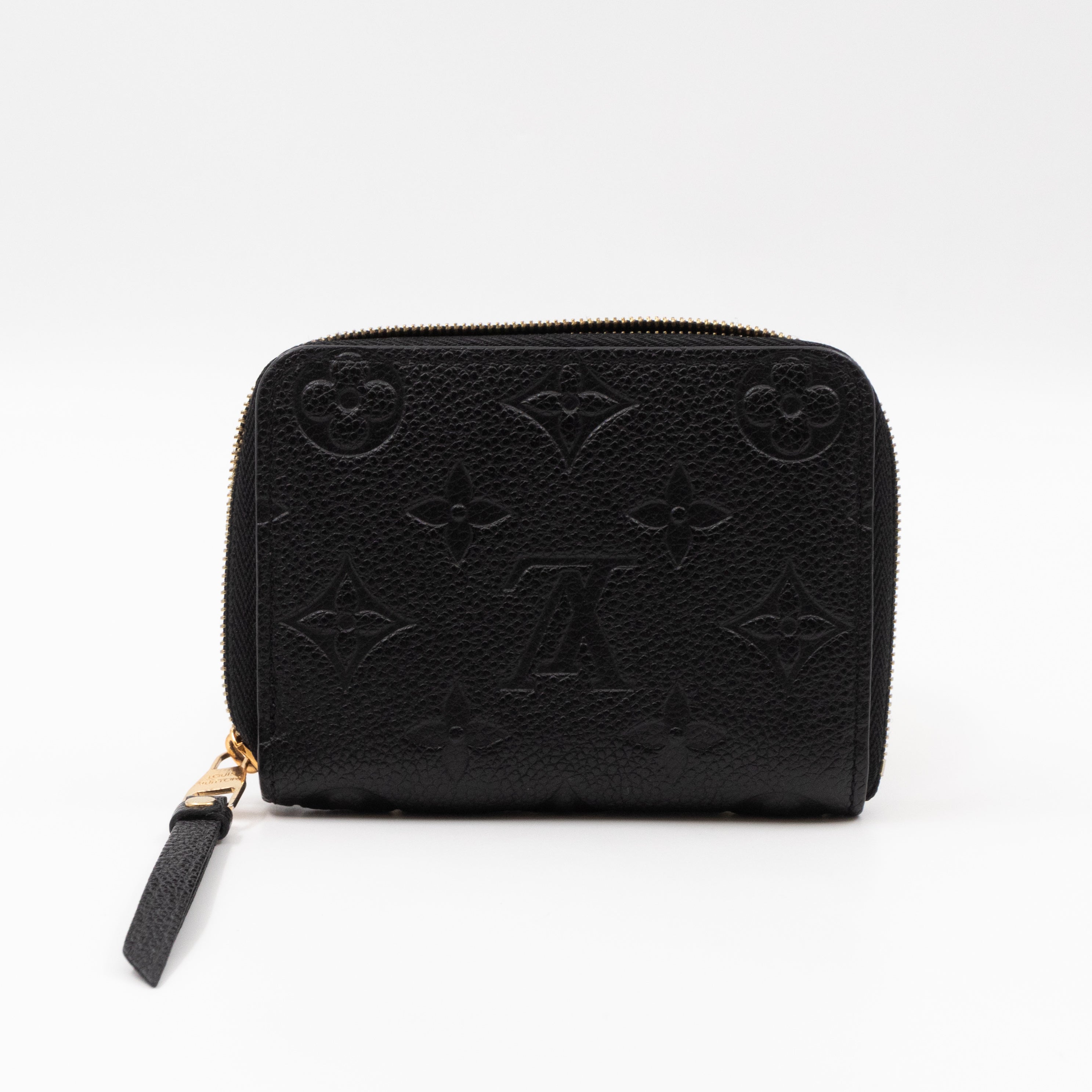 Zippy Coin Purse Black Monogram Empreinte