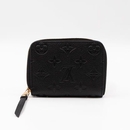 Zippy Coin Purse Black Monogram Empreinte