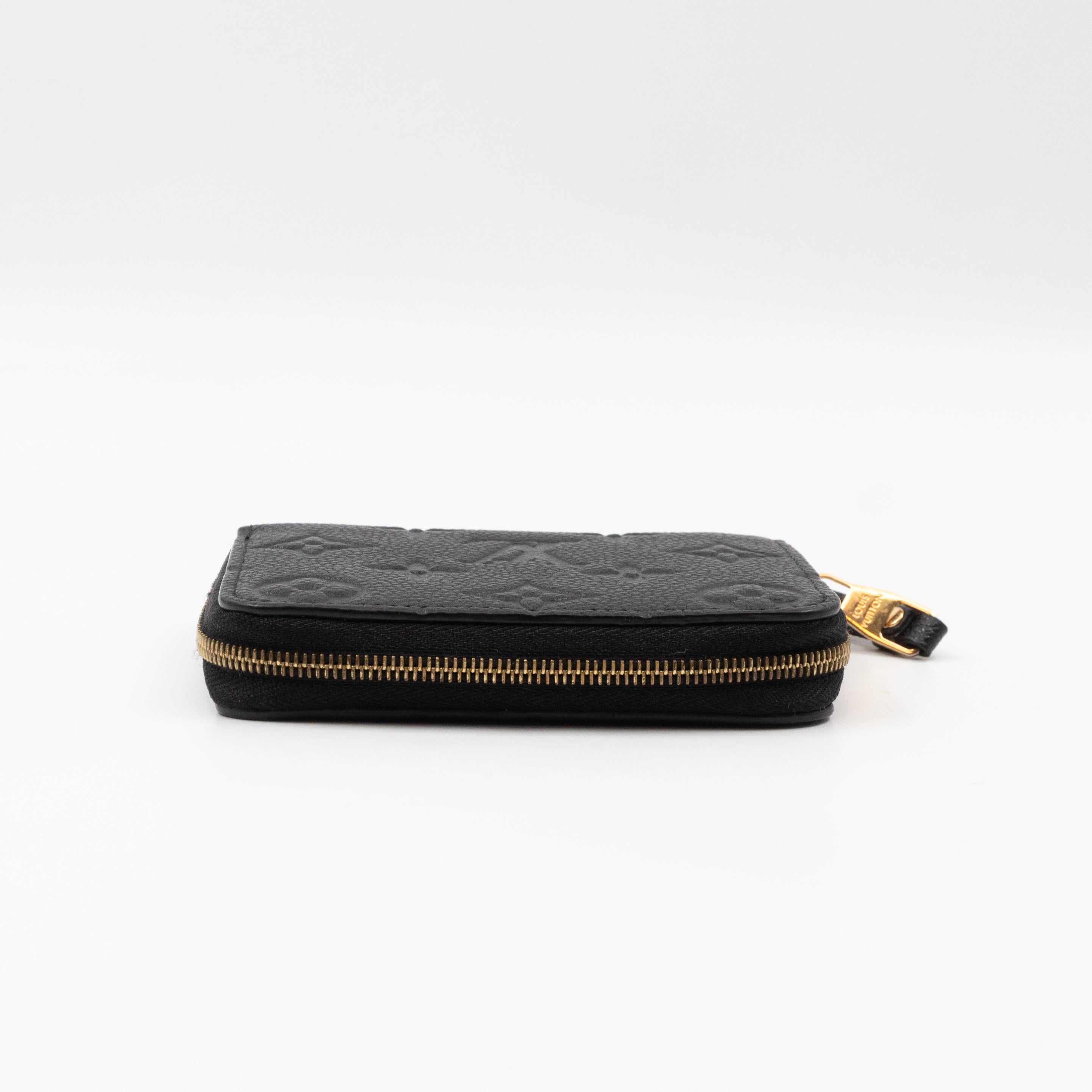 Zippy Coin Purse Black Monogram Empreinte