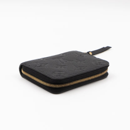 Zippy Coin Purse Black Monogram Empreinte