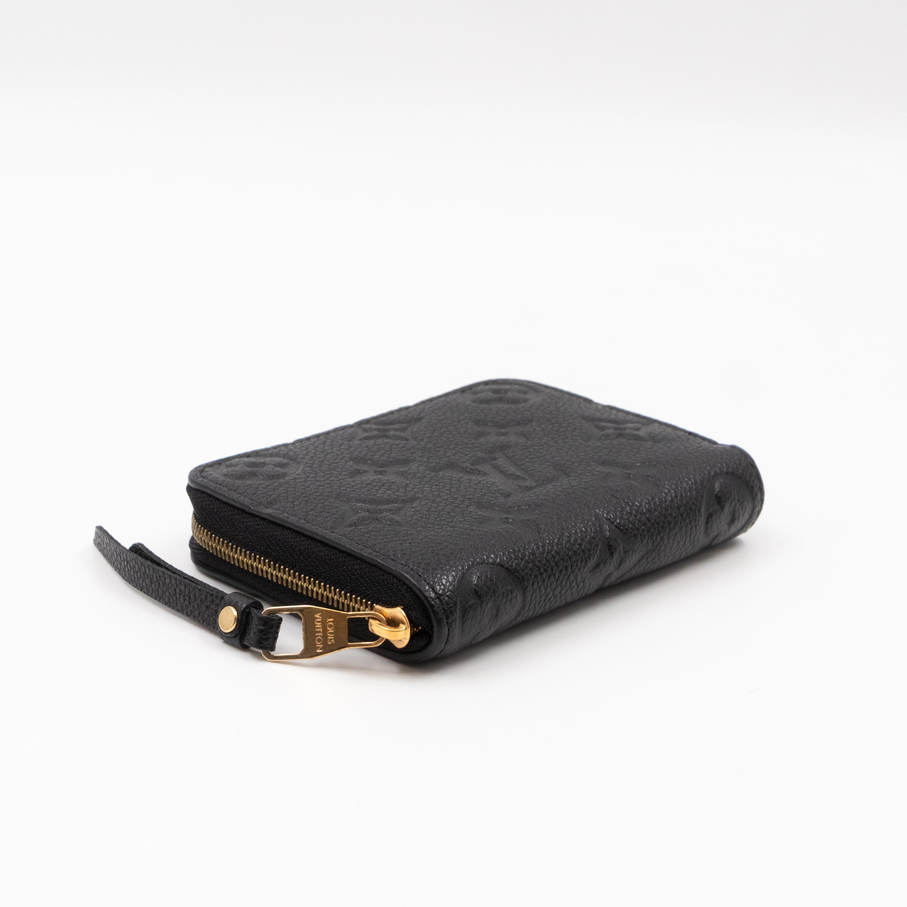 Zippy Coin Purse Black Monogram Empreinte