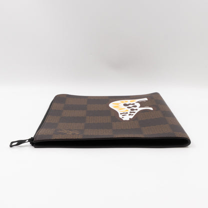 LV x Nigo Pochette Jour GM Giant Damier Ebene