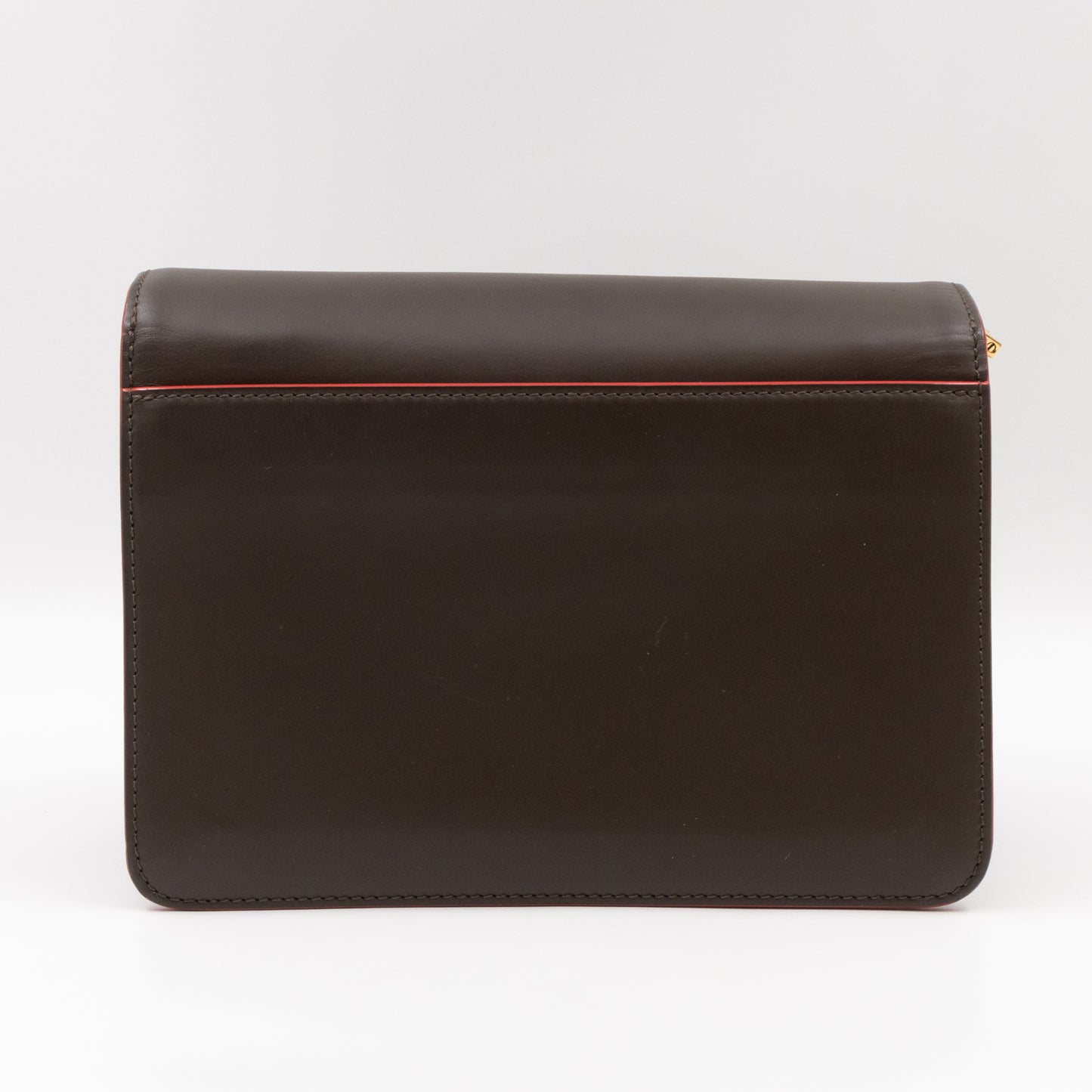 Trunk Bag Mini Brown Leather