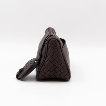 Zipped Pouch Brown Leather