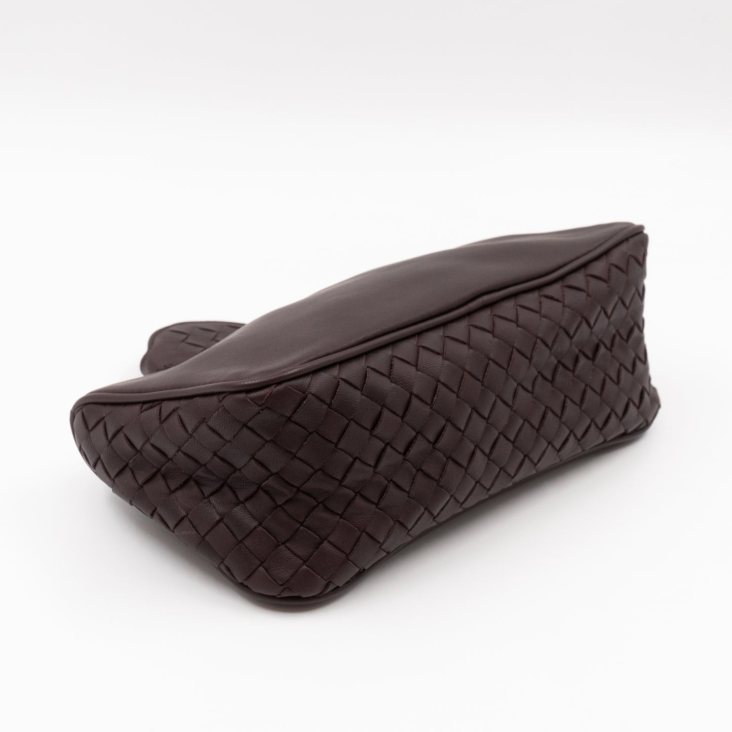 Zipped Pouch Brown Leather