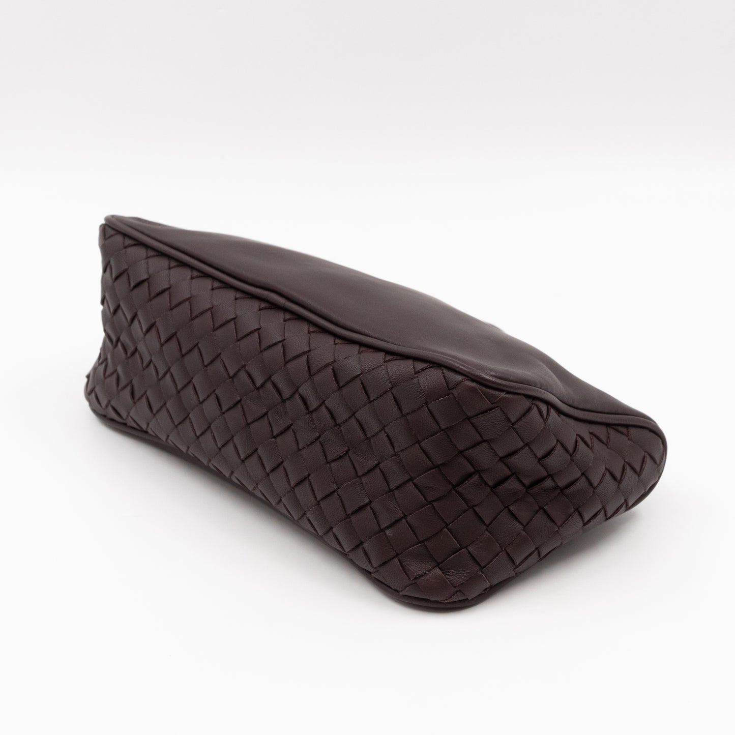 Zipped Pouch Brown Leather