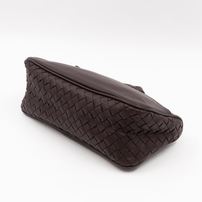 Zipped Pouch Brown Leather