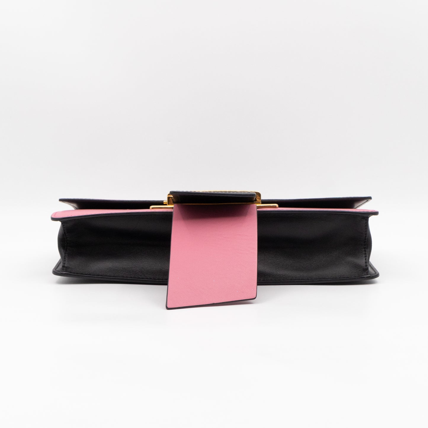 Ribbon Shoulder Bag Peony Floral Leather