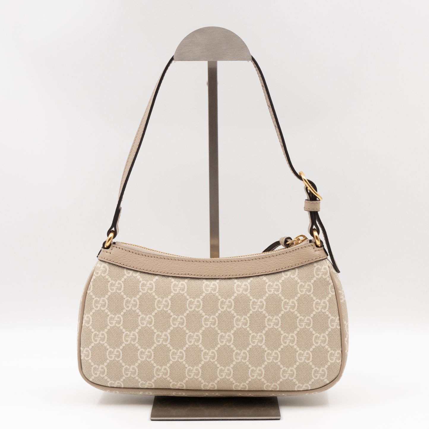 Ophidia Small Shoulder Bag GG Supreme Beige