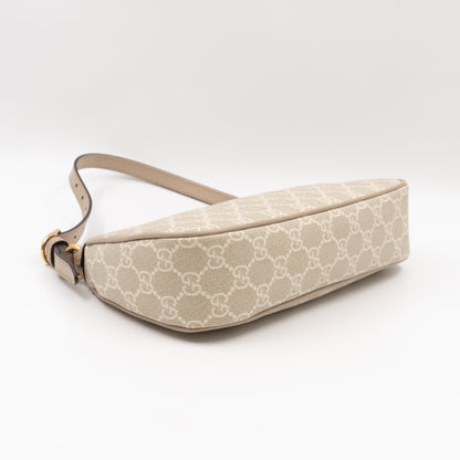 Ophidia Small Shoulder Bag GG Supreme Beige