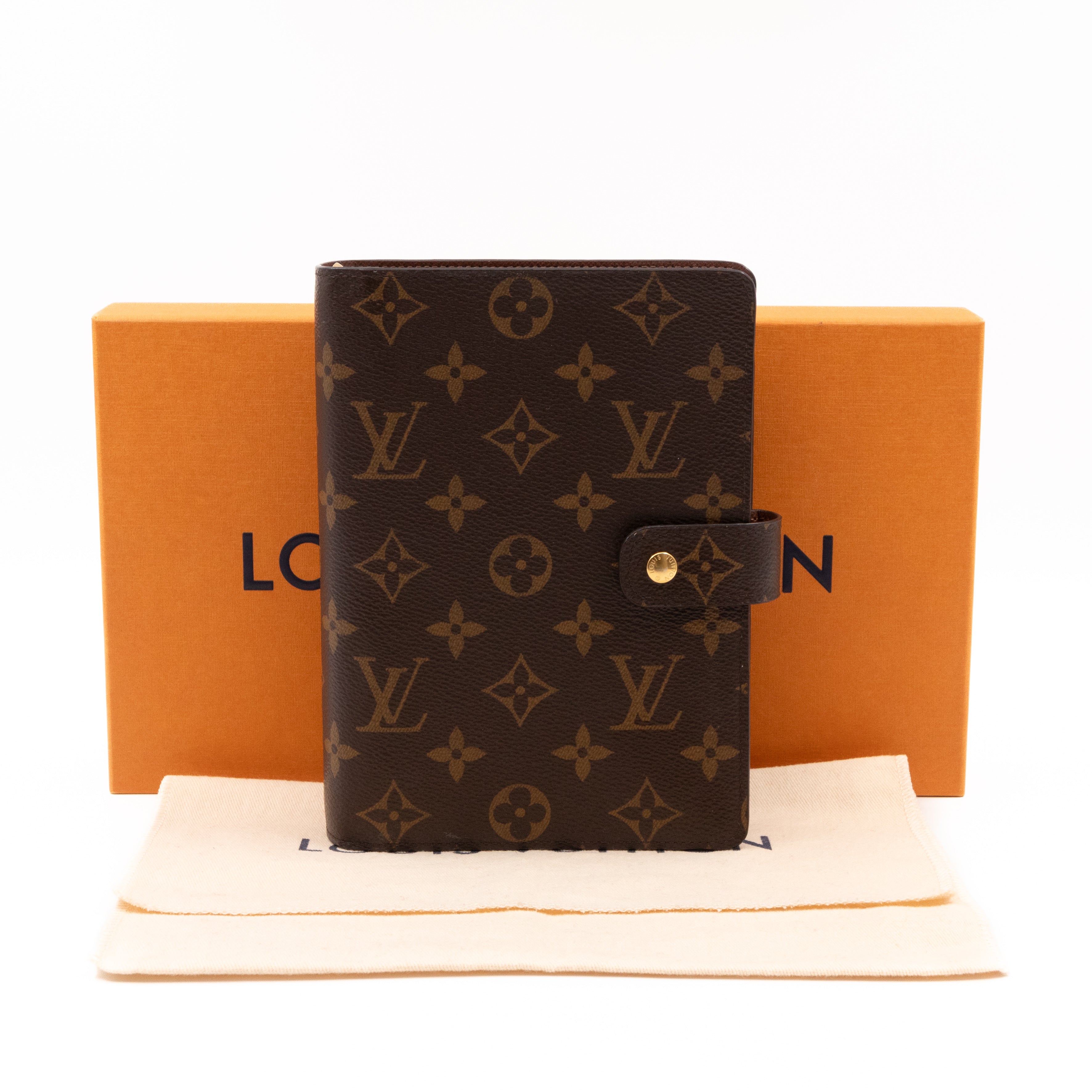 Medium Ring Agenda Cover Monogram