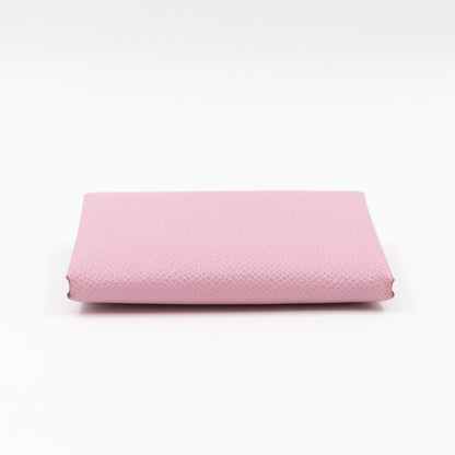 Calvi Duo Card Holder Mauve Sylvestre Leather