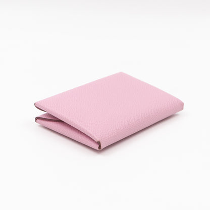 Calvi Duo Card Holder Mauve Sylvestre Leather