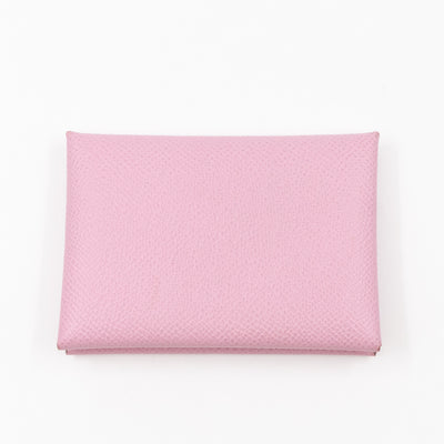 Calvi Duo Card Holder Mauve Sylvestre Leather