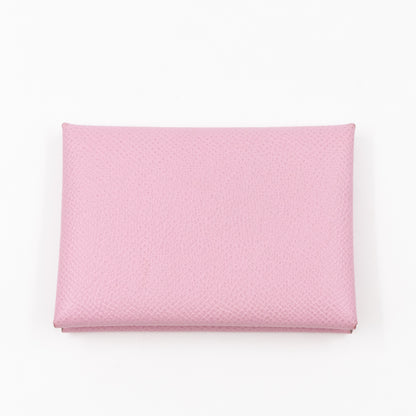 Calvi Duo Card Holder Mauve Sylvestre Leather