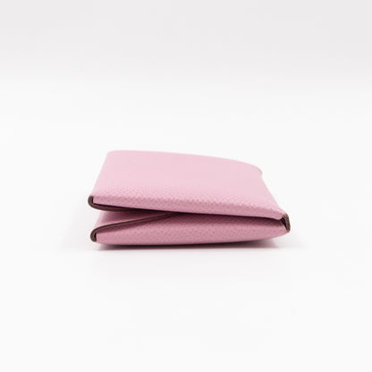 Calvi Duo Card Holder Mauve Sylvestre Leather