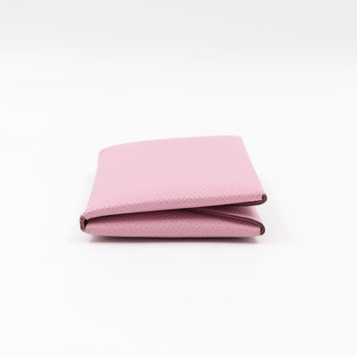 Calvi Duo Card Holder Mauve Sylvestre Leather