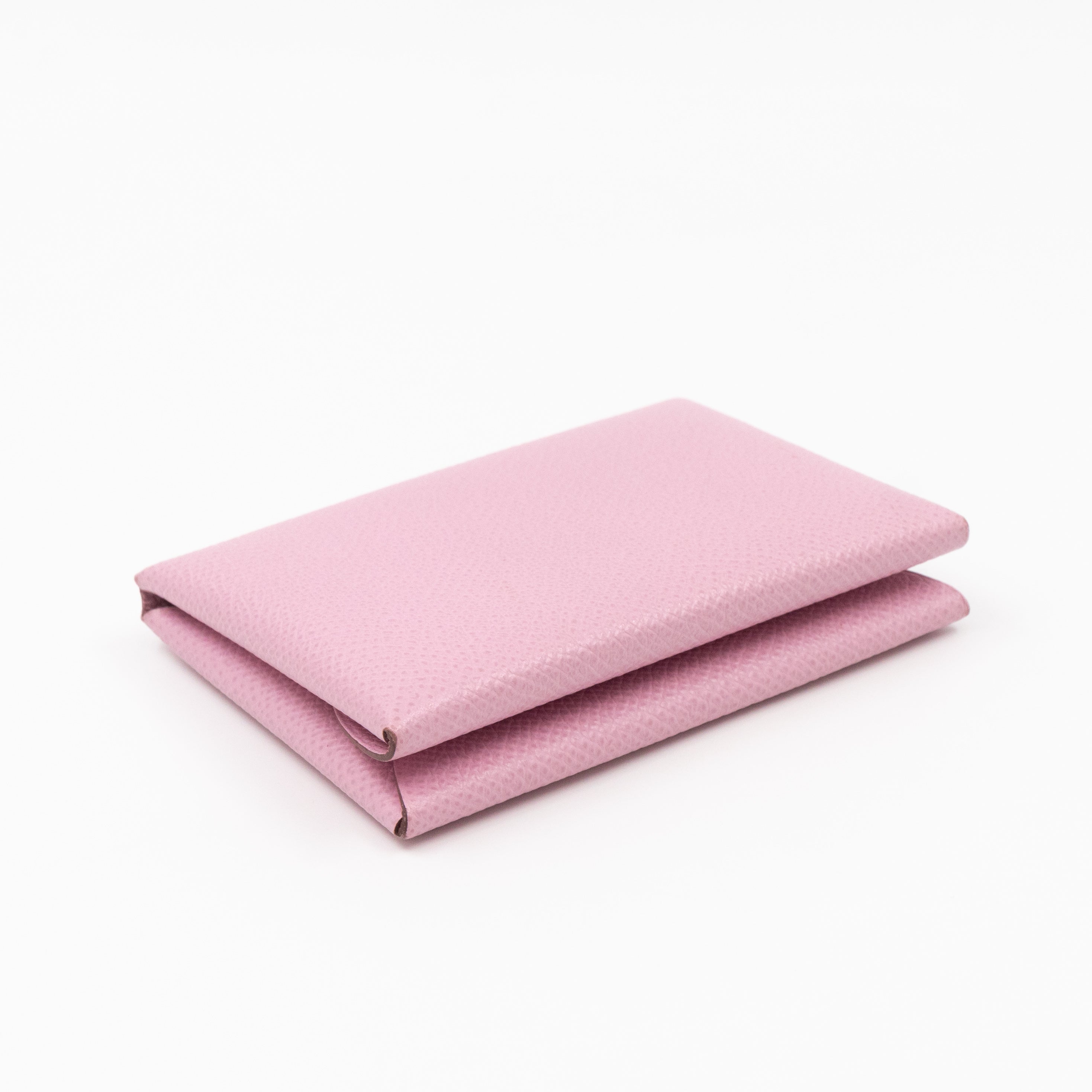 Calvi Duo Card Holder Mauve Sylvestre Leather