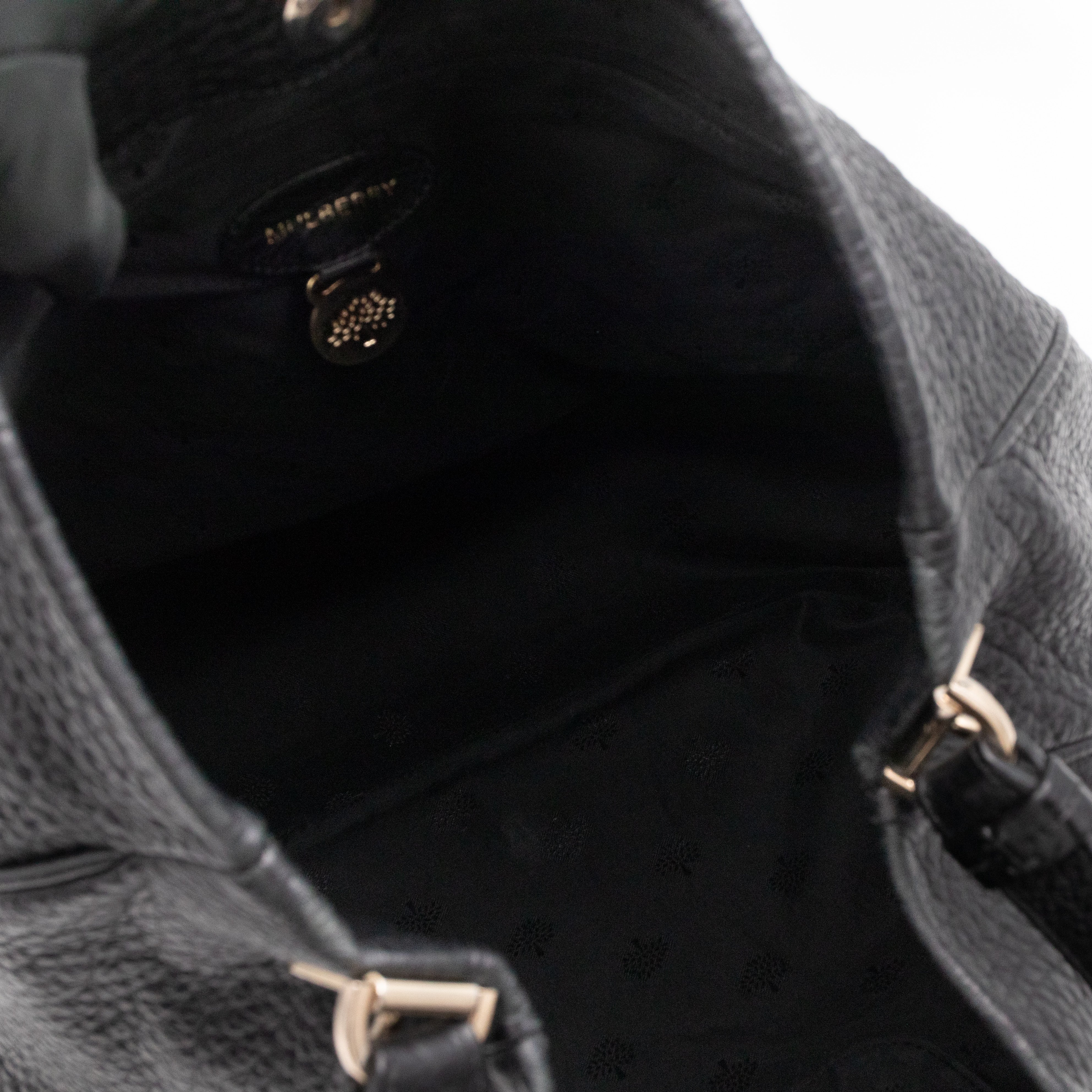 Evelina Hobo Black Leather