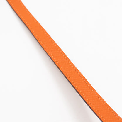 Rivale Double Tour Bracelet Orange Leather