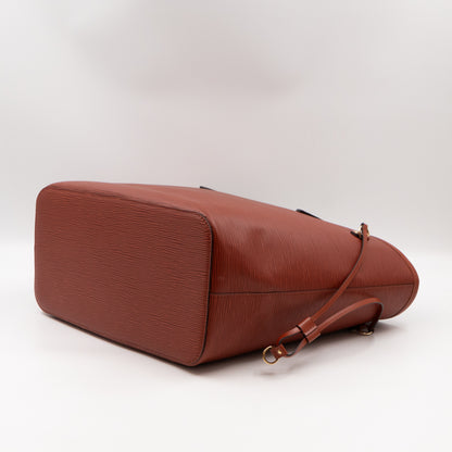 Neverfull MM with Pochette Kenyan Fauve Epi Leather