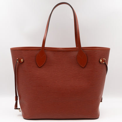 Neverfull MM with Pochette Kenyan Fauve Epi Leather