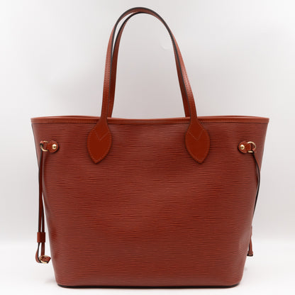 Neverfull MM with Pochette Kenyan Fauve Epi Leather