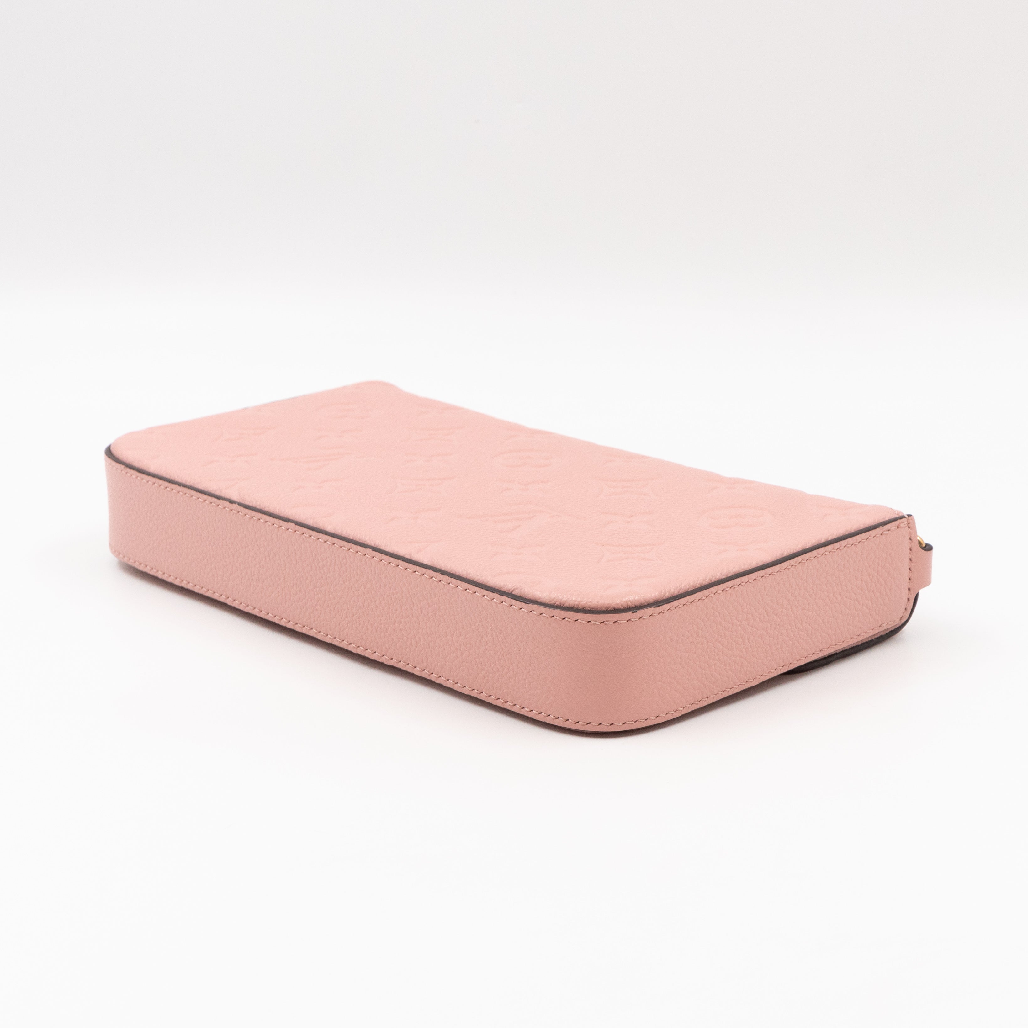 Felicie Pochette Monogram Empreinte Rose Poudre
