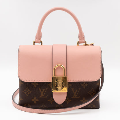 Locky BB Monogram Rose Poudre Leather
