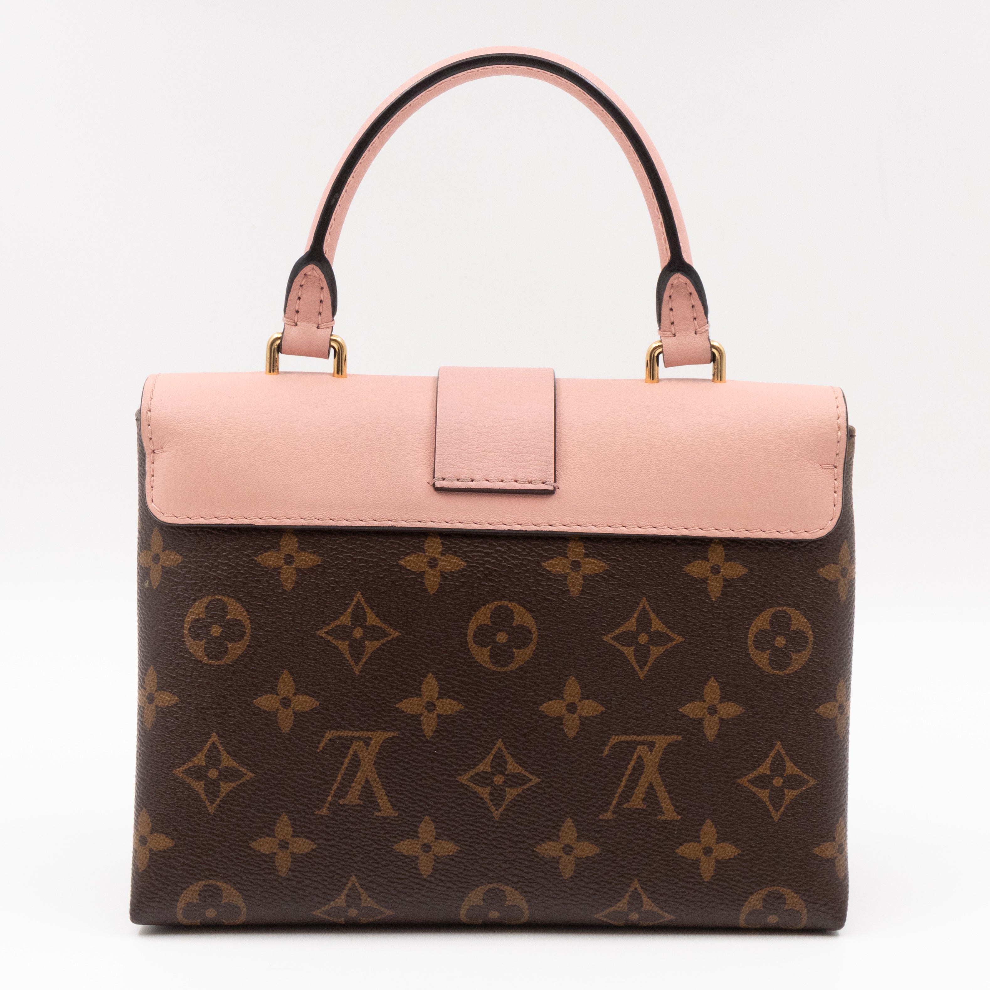 Locky BB Monogram Rose Poudre Leather