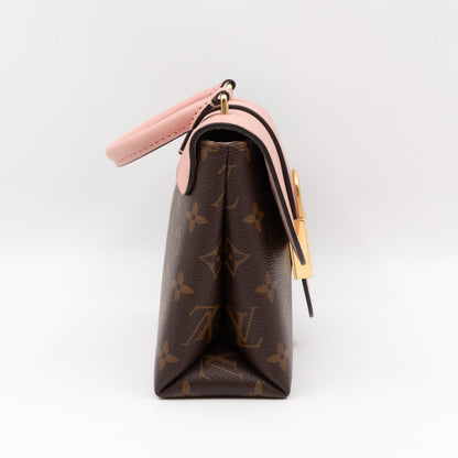 Locky BB Monogram Rose Poudre Leather