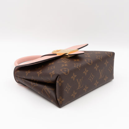 Locky BB Monogram Rose Poudre Leather