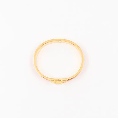 Clic H Bracelet GM Orange Gold