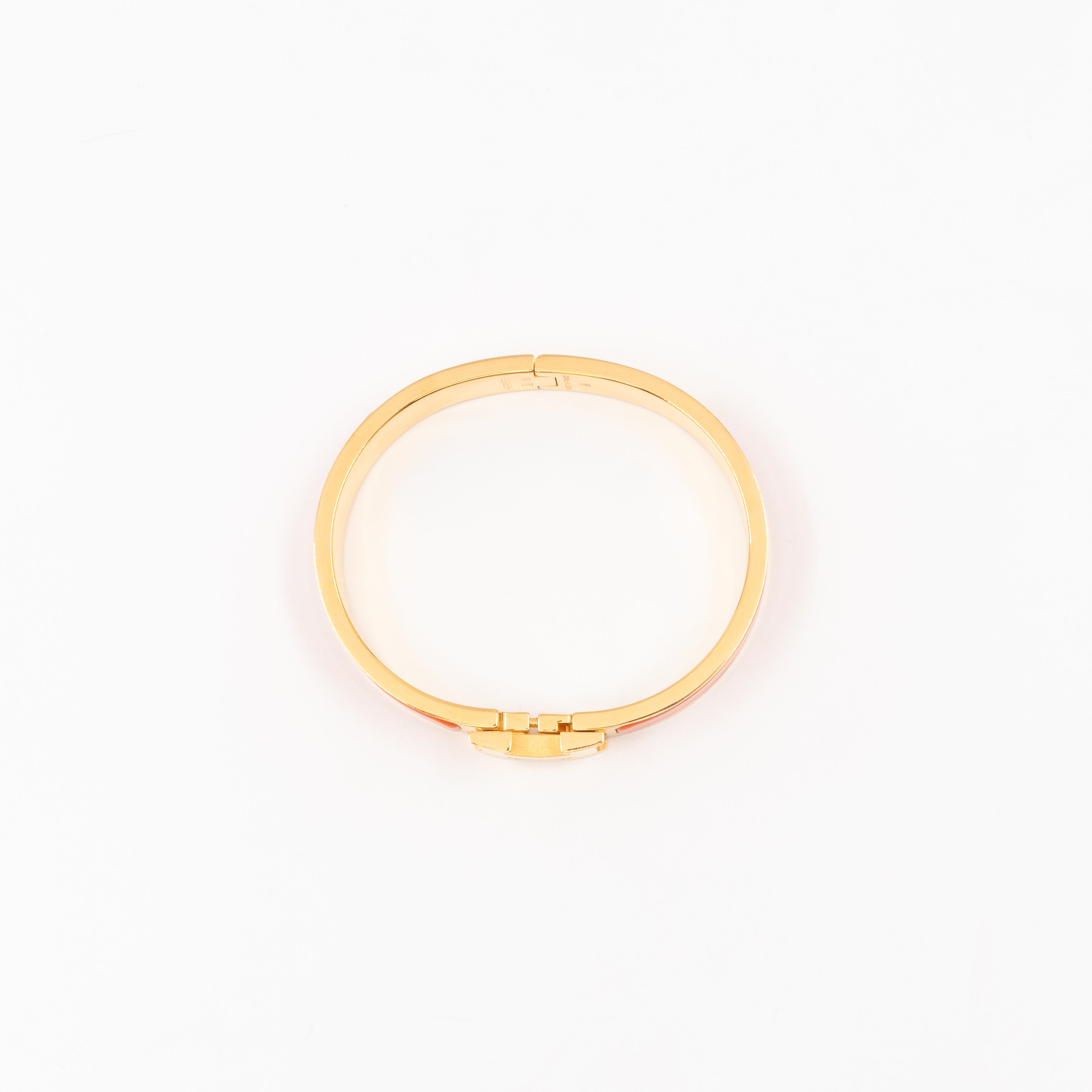 Clic H Bracelet GM Orange Gold
