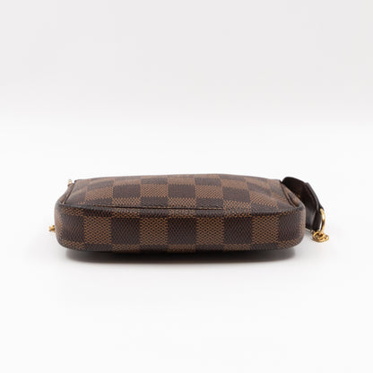 Mini Pochette Accessoires Damier Ebene