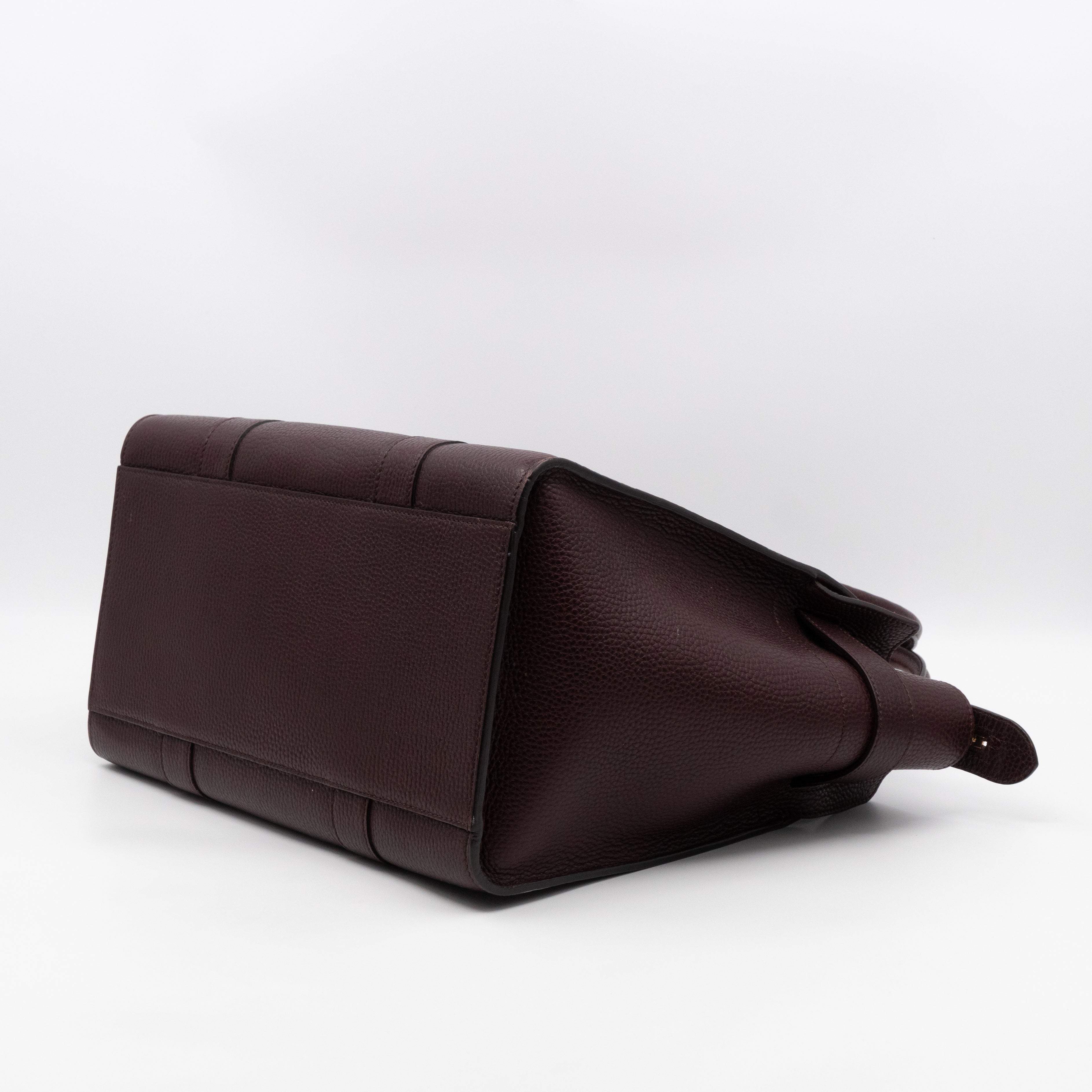 Large Zipped Bayswater Oxblood Leather