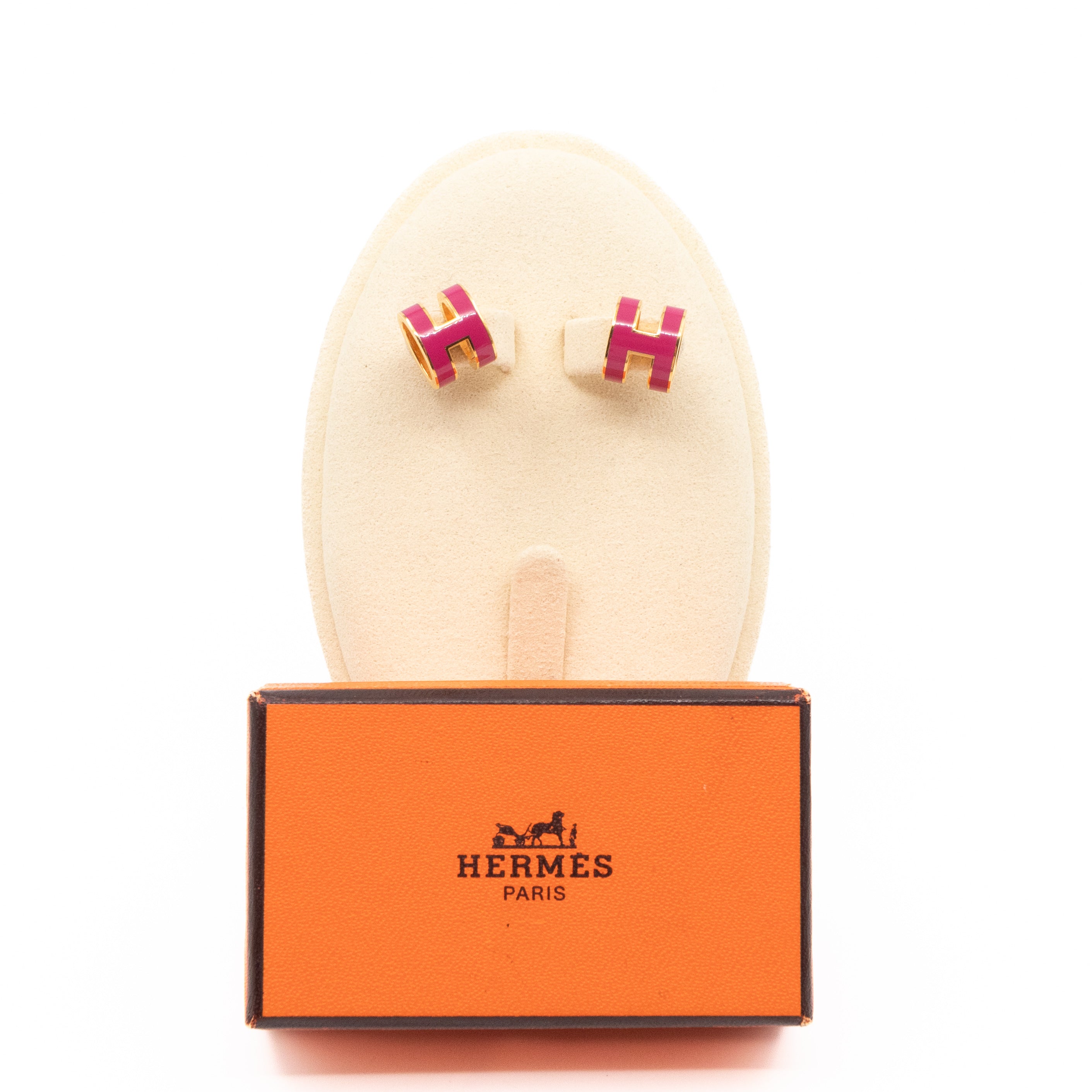 Pop H Earrings Rose & Gold