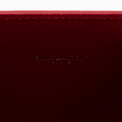 Sac de Jour Nano Red Croc Embossed Leather
