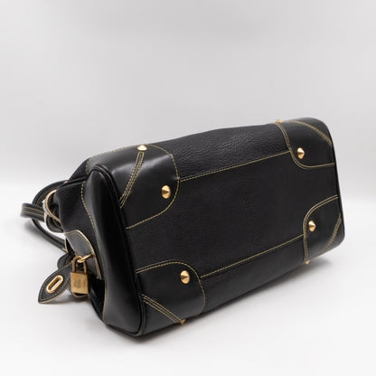 Le Radieux Black Suhali Leather