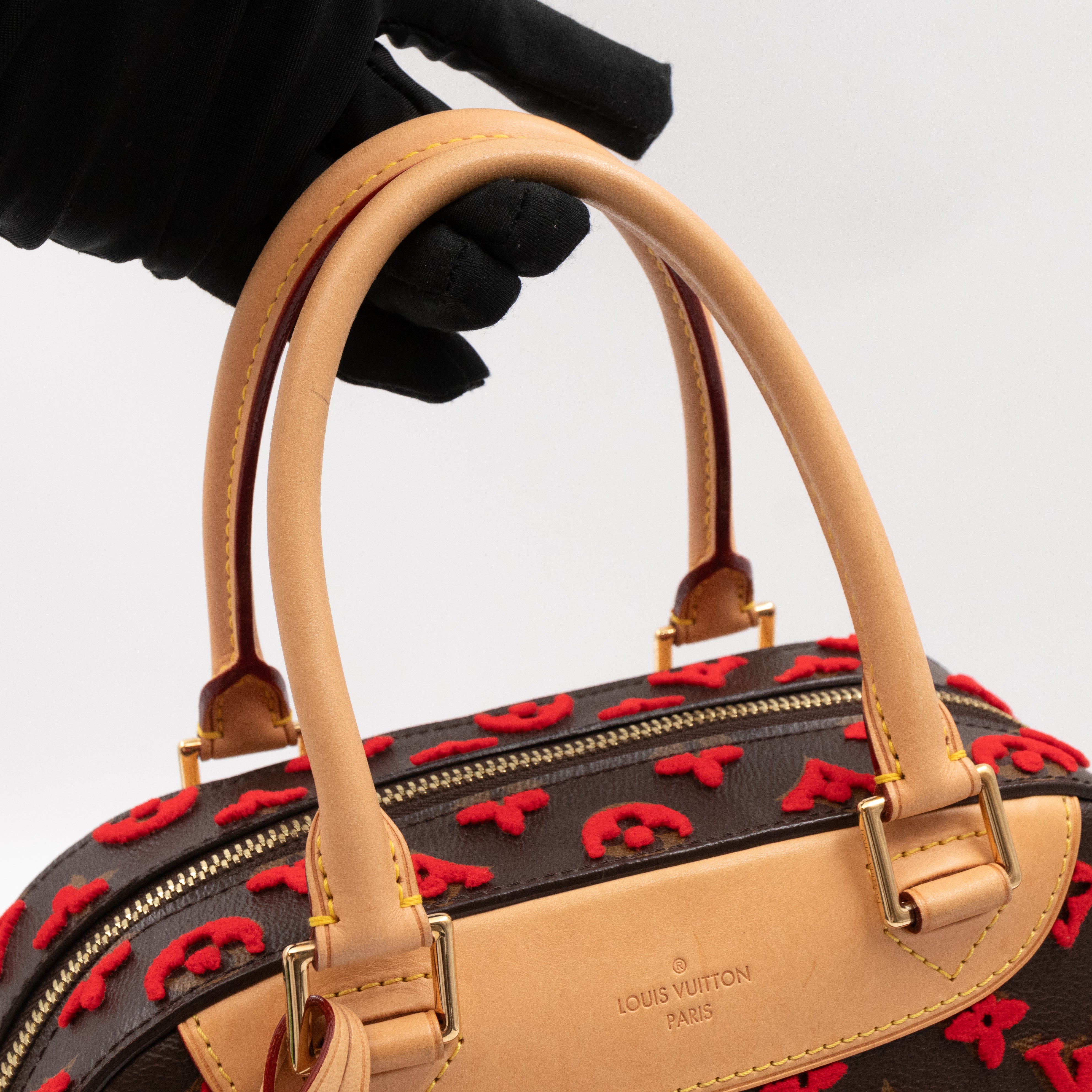 Deauville Cube Monogram Tuffetage Rouge