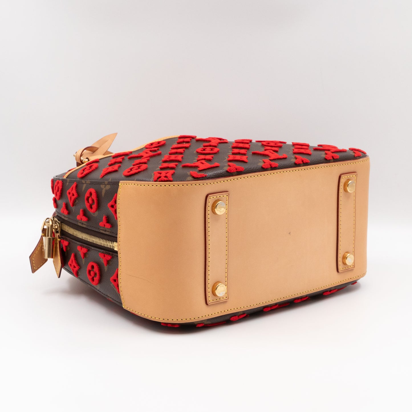 Deauville Cube Monogram Tuffetage Rouge