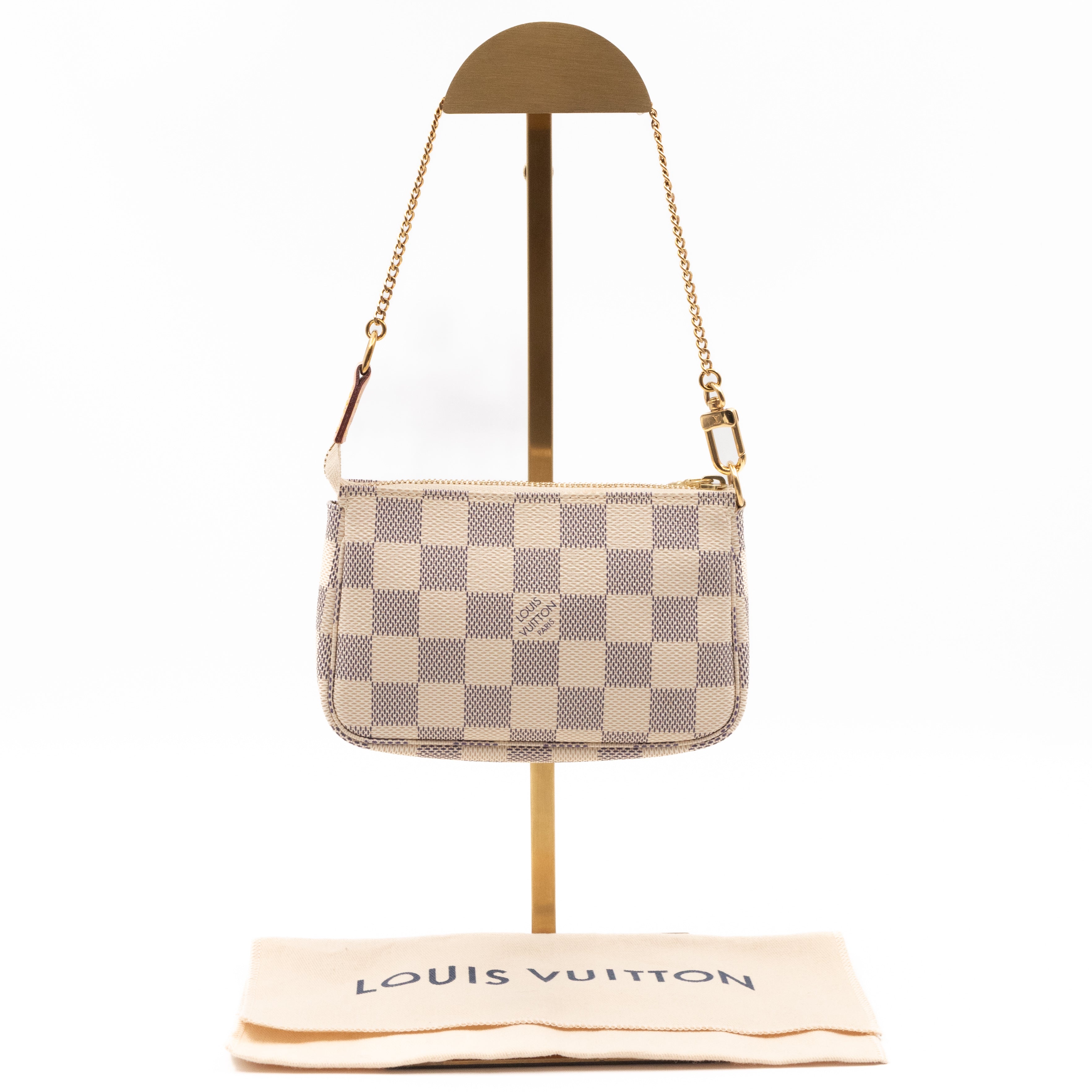 Mini Pochette Accessoires Damier Azur