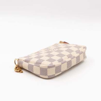 Mini Pochette Accessoires Damier Azur