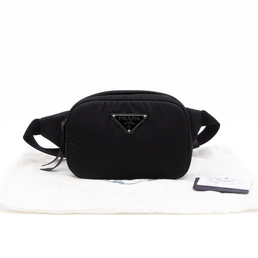 Soft Belt Bag Black Tessuto Nylon