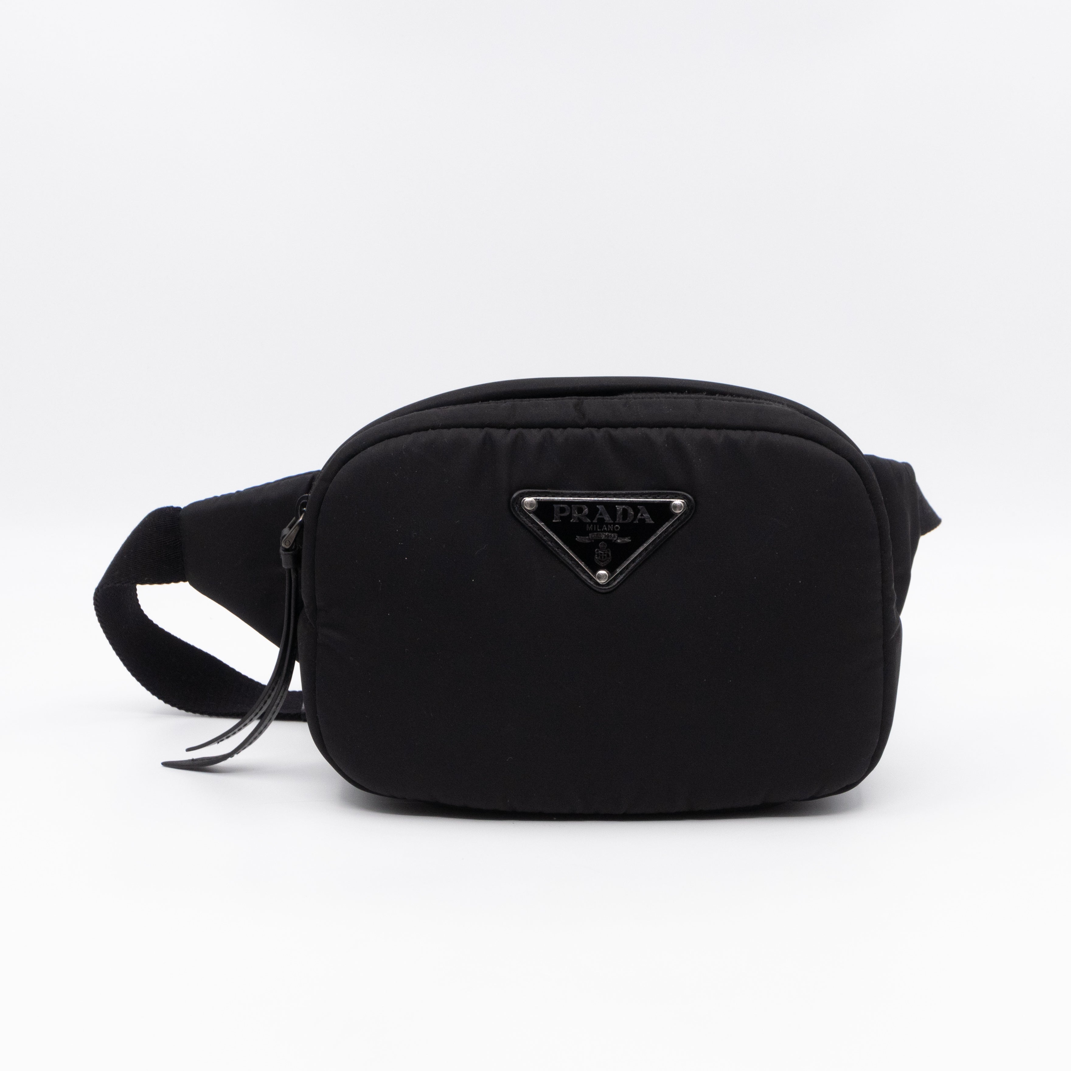 Soft Belt Bag Black Tessuto Nylon